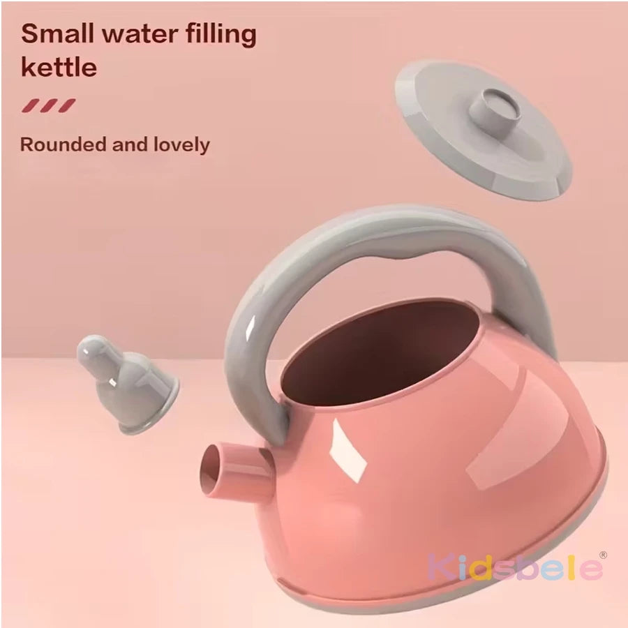 Large Kids Play Kitchen Set – Pretend Cooking Toys with Pots, Utensils, Stove & Food Accessories for Role Play