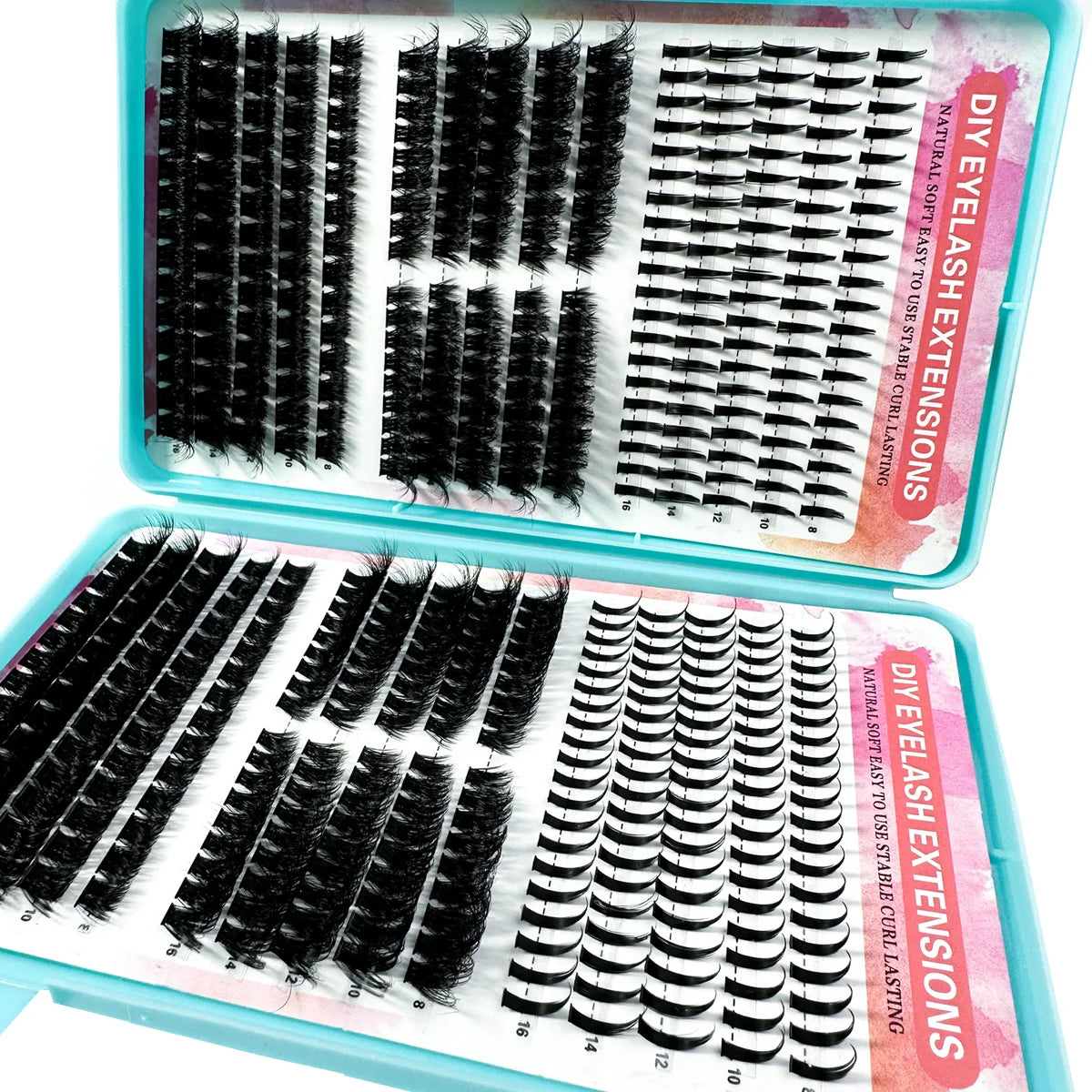 Lash Clusters 80D 100D Lashes Spikes Eyelash Clusters Volume Individual Lashes DIY Spiky Lash Extension Mega Cluster Eyelashes