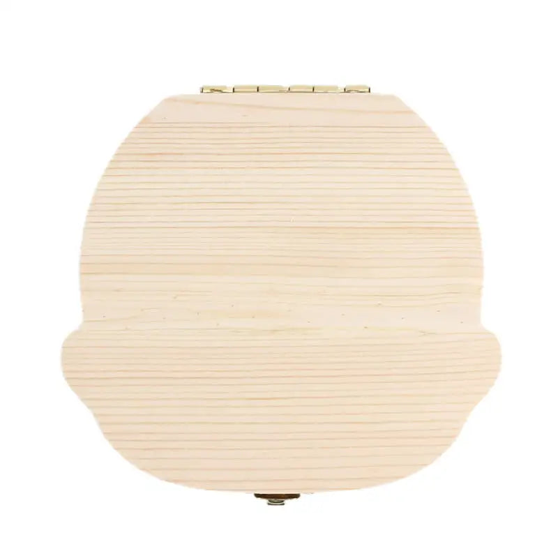 Baby Milk Tooth Box Wooden Teeth Collect Storage Case for Boys Girls Umbilical Save Souvenirs Gifts Keepsakes