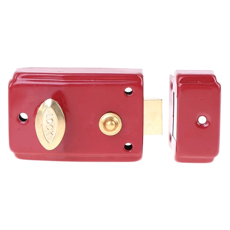 Door Lock Strong Deadbolt Home Security Universal Exterior Anti-theft Accessory Stainless Steel Multiple Insurance Smooth