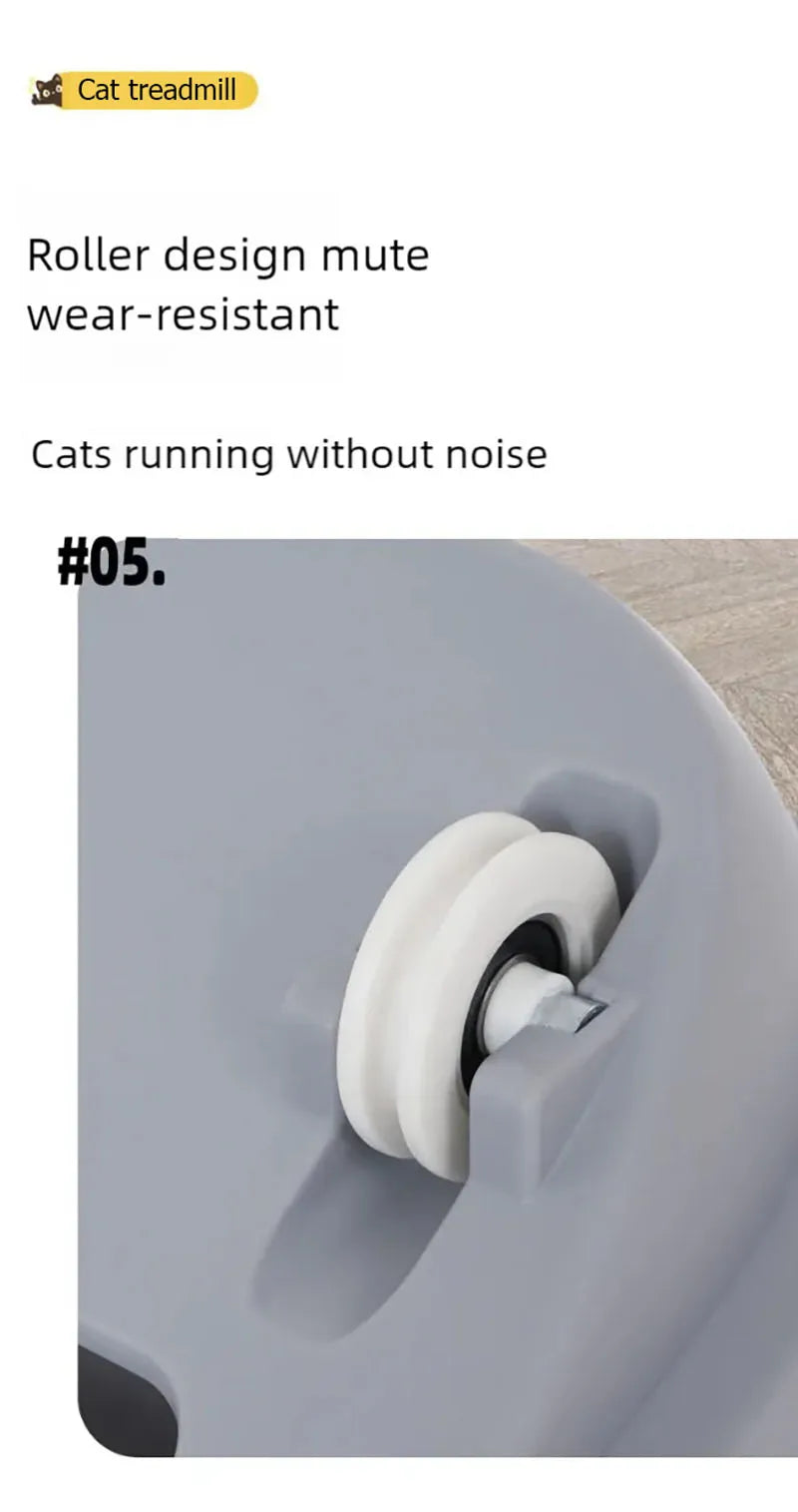 Cat treadmill, pet fitness roller, anti pinch foot exercise, running wheel, cat climbing frame, cat toys, pet supplies