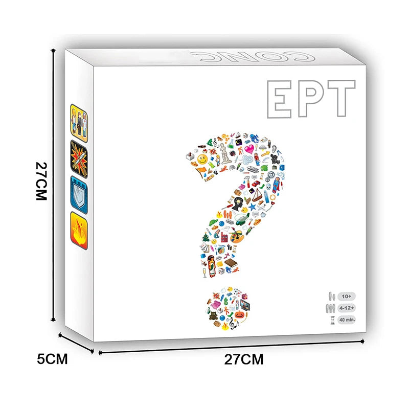 Interactive English Animal Board Game for 4-12 Players Family Party Word Guessing Fun Activity Best Friends Edition