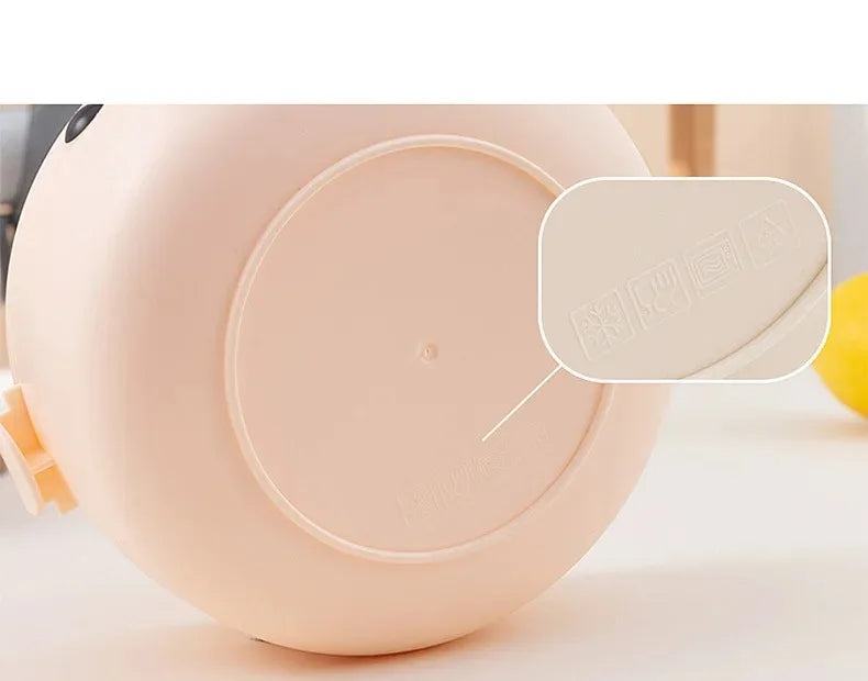 1000ml Cartoon Kids Bento Box For School Camping Students Cute Bear Lunch Box For Children Sandwich Fruit Food Storage Container