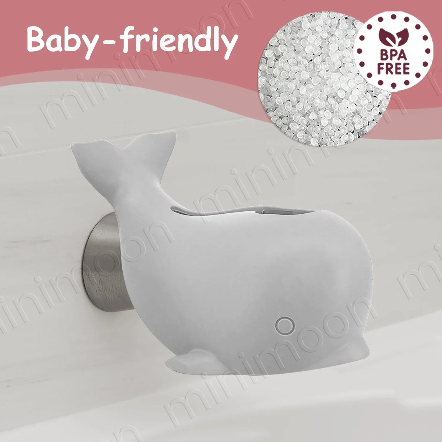 Baby Bath Faucet Cover, BPA-Free Silicone with Adjustable Strap for Safe, Bump-Proof Bath Time