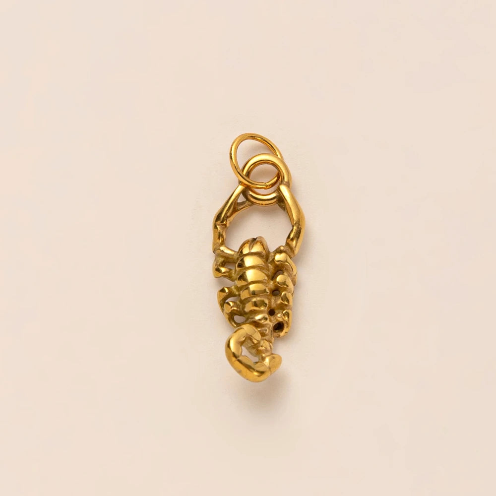 Animal Series Pendant Stainless Steel DIY Small Pendant Vacuum Plated 18K Gold Color Preserving Accessory in Furnace