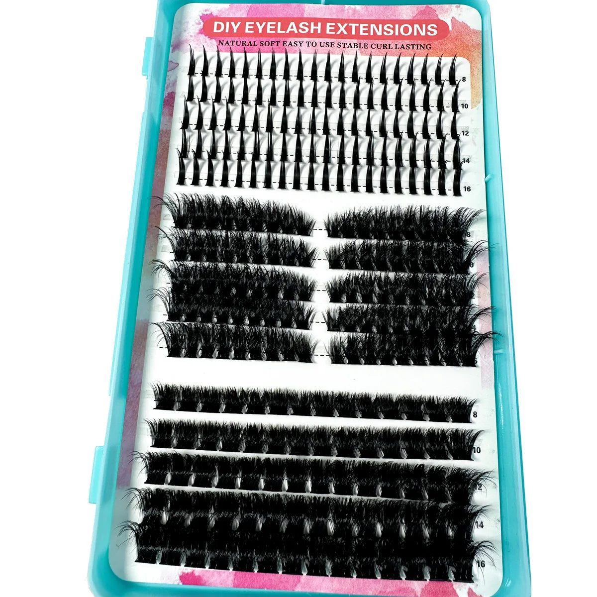 Lash Clusters 80D 100D Lashes Spikes Eyelash Clusters Volume Individual Lashes DIY Spiky Lash Extension Mega Cluster Eyelashes