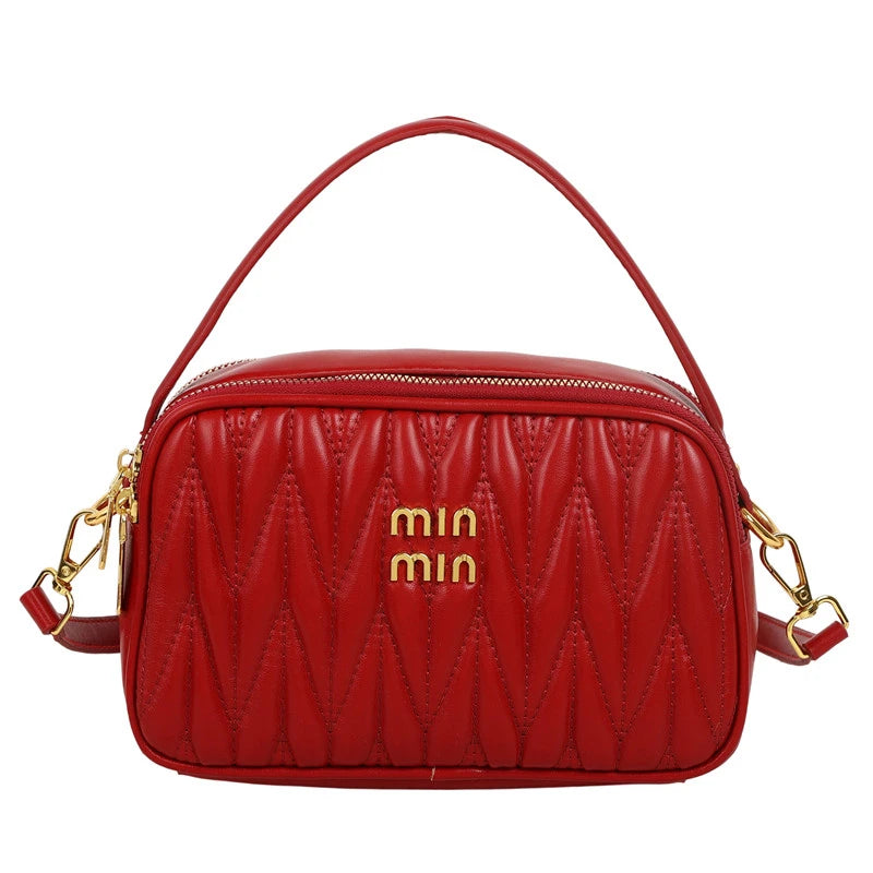 Trendy Designer Paris Fashion Bag With Elegant Leather And Solid Color For Women In Leisure