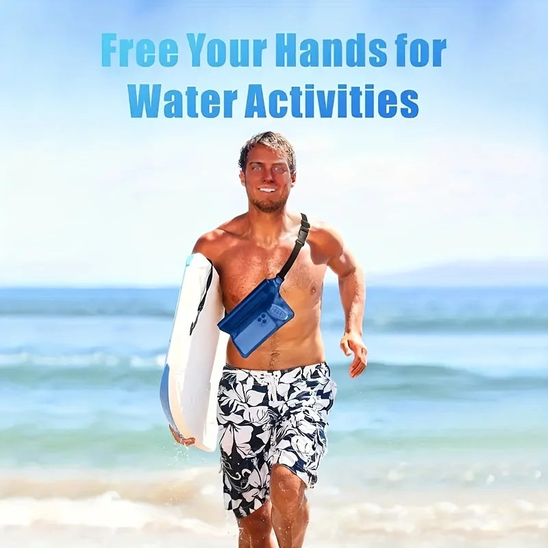 Swimming Bag Ski Drift Diving Waist Pack Bag Mobile Phone Bags Case Cover for Beach Boat Sports