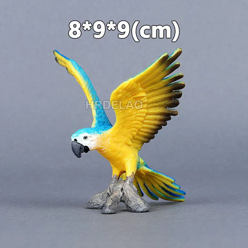 Realista Wild Animal Figurines Zoo Wolf Monkey Bat Chameleon Pangolin Squirrel Donkey Horse Action Model Toys for children Gift