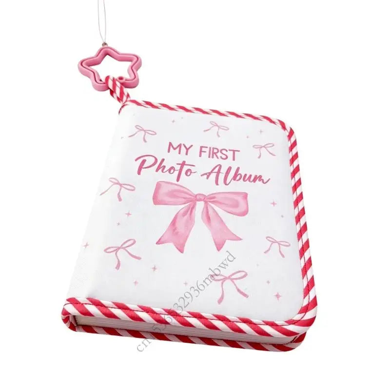 Baby's My Firsts Family Album Soft Photo Cloth Book Lovely My Firsts Book of Photos Baby Memory Album Gift for Newborns K43D