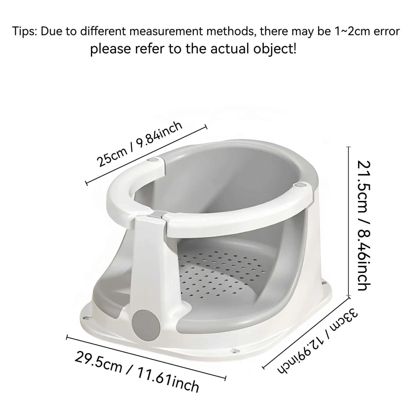 Baby Bath Seat, Baby Bath Support, Baby Sit Up Bath Seat, Children Safety Shower Assistance Supplies for Home Travel Housewarmin