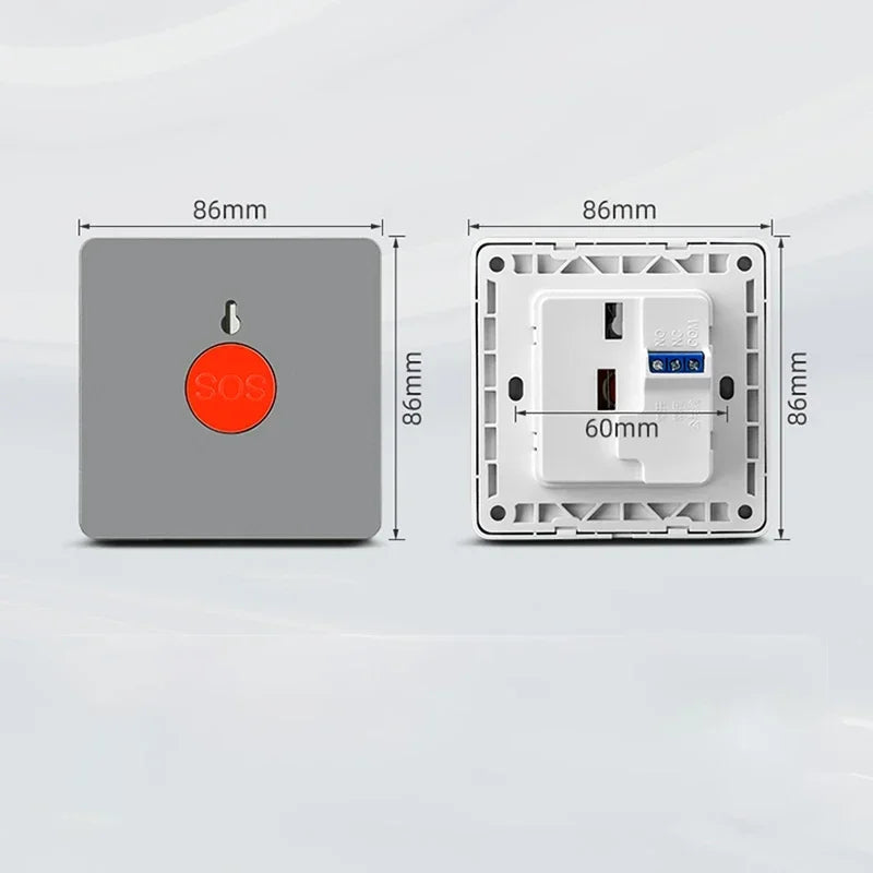 Alarm Button Fire Emergency Call Wall Panel Alarm With Key SOS Fire Alarm Panel Security Engineering Manual Button For Help