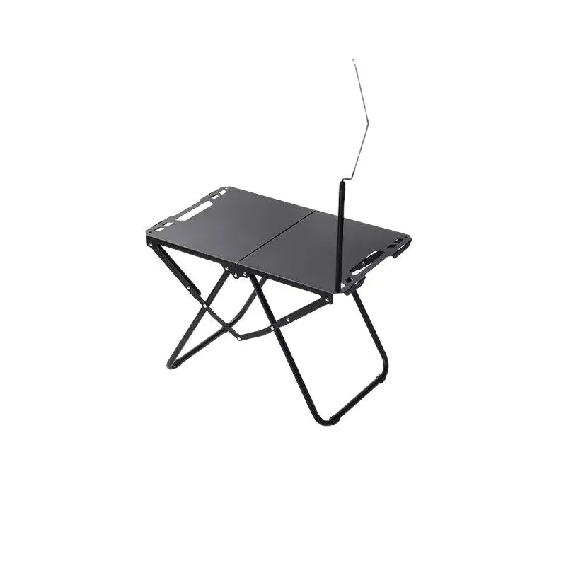 Outdoor folding table, easy to install, camping table, aluminum alloy, lightweight picnic table, portable storage,multi-function