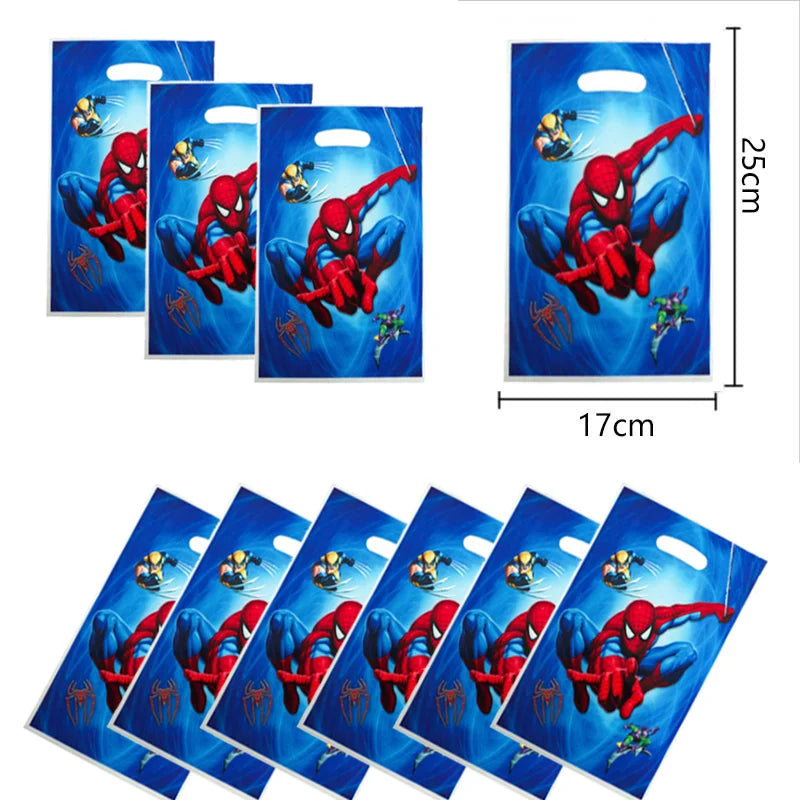 New Avengers Gift Bags Birthday Party Decoration Superhero Goody Biscuit Package Candy Bag Baby Shower Kids Gifts Party Supplies