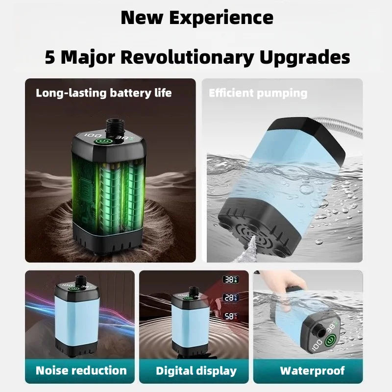 Outdoor shower unit - Portable electric shower head, suitable for bathing in camping, construction sites and dormitories, etc.