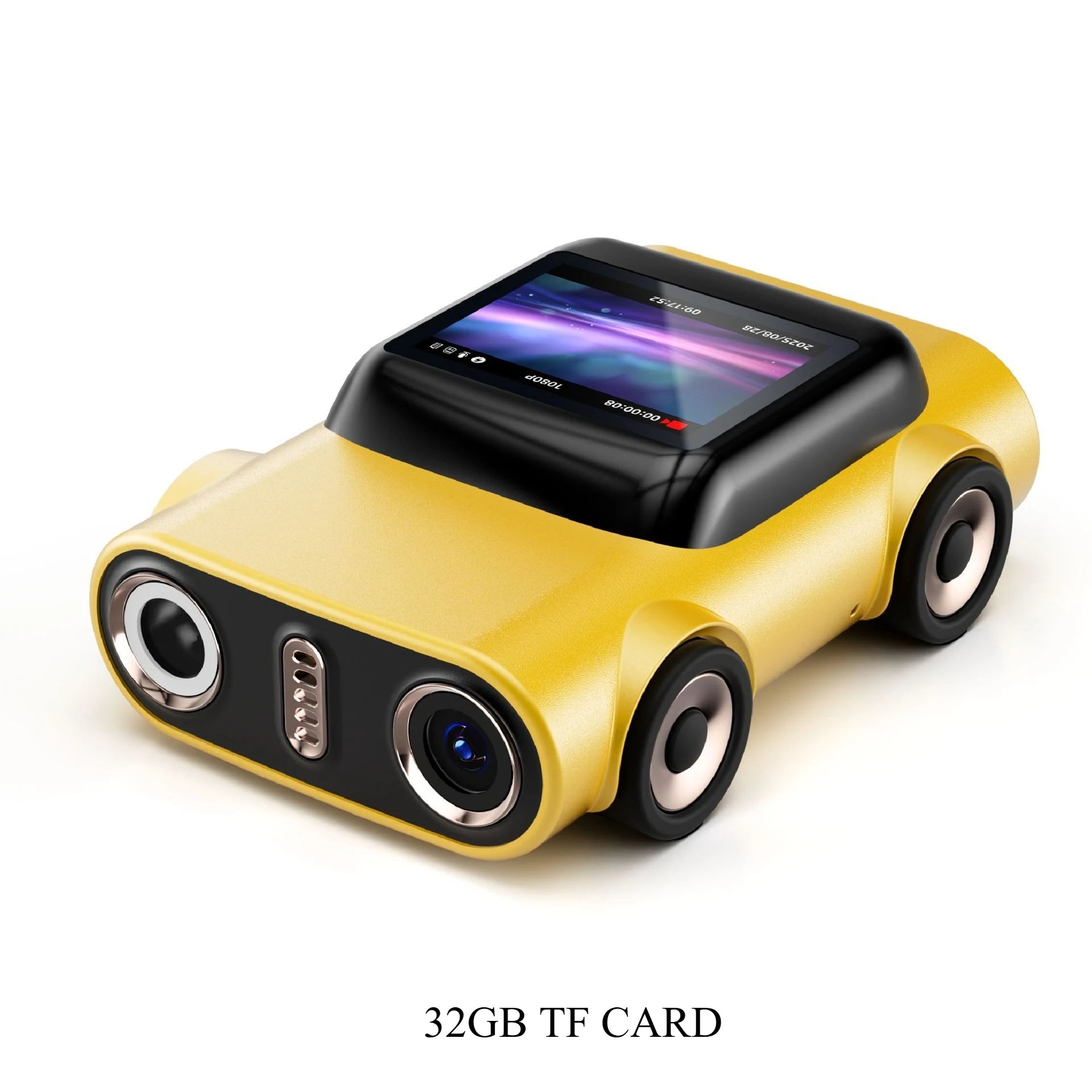 Mini Camera New Car Design 2K HD Video Recorder 130 Degree Wide Angle Built in Flash Auto Focus Keychain Cam