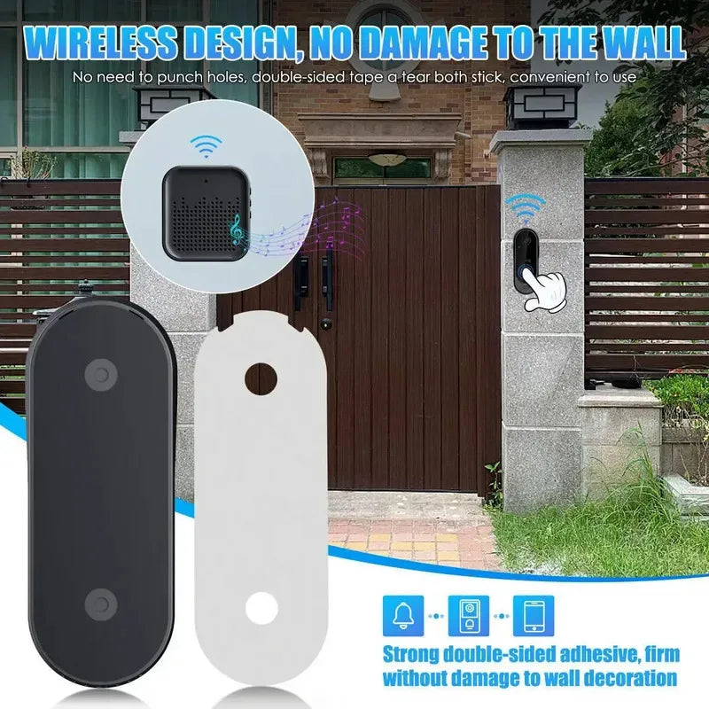 New Doorbell With Camera Wireless Bundle Doorbell Smart Home WIFI HD Outdoor Phone Camera Security Video Intercom Night Vision
