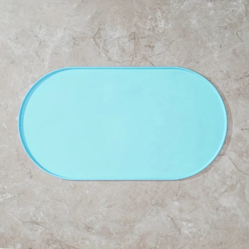 Cat Feeding Mat with Non-Slip Waterproof Design, Pet Food Mat, Compatible with Cat/Dog Bowls, Multipet Households, Dog Owners