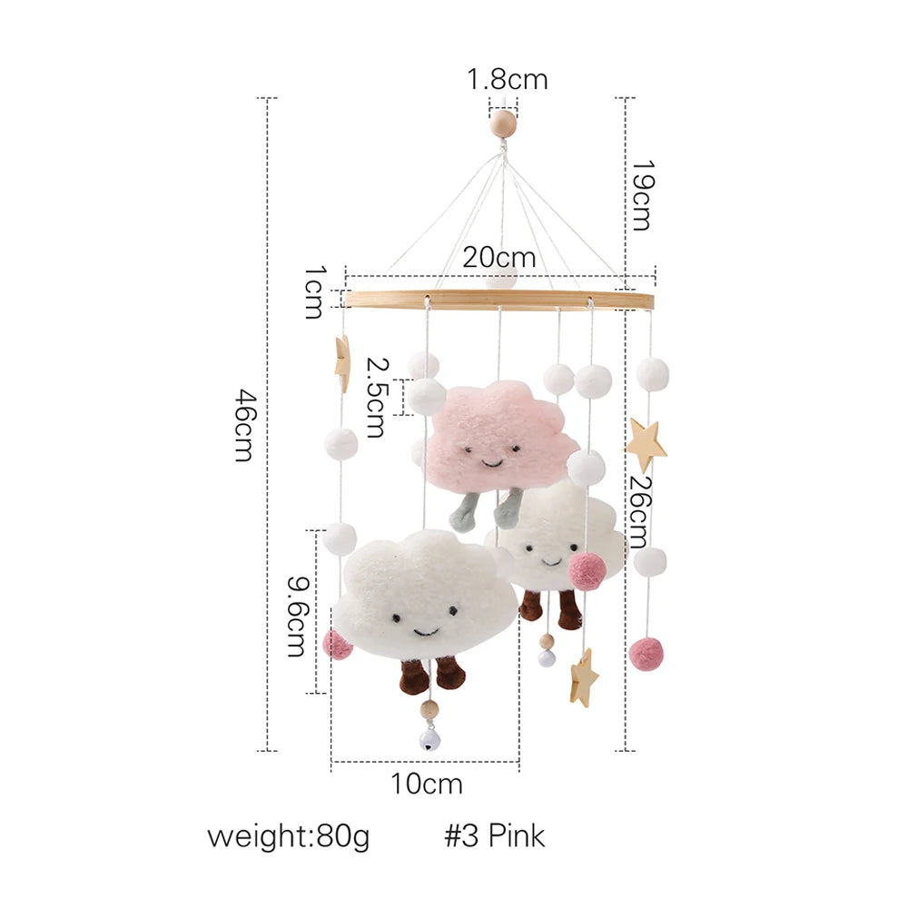 Baby Mobile for Crib Toys 0-12 Months For  Newborn Bed Bell Toddler Rattles Gift For Kids