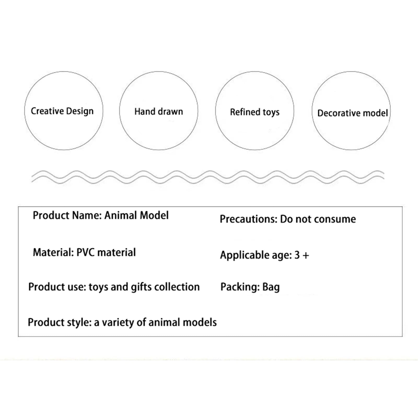 Simulated Animal Models, Children'S Toys, Wild Tigers, Lions, Elephants, Giraffes, Hippopotamuses, Solid Simulation Of Animal Li