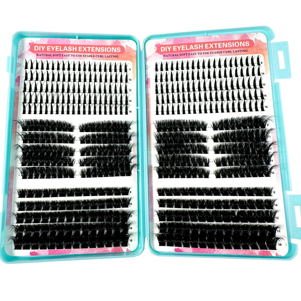 Lash Clusters 80D 100D Lashes Spikes Eyelash Clusters Volume Individual Lashes DIY Spiky Lash Extension Mega Cluster Eyelashes