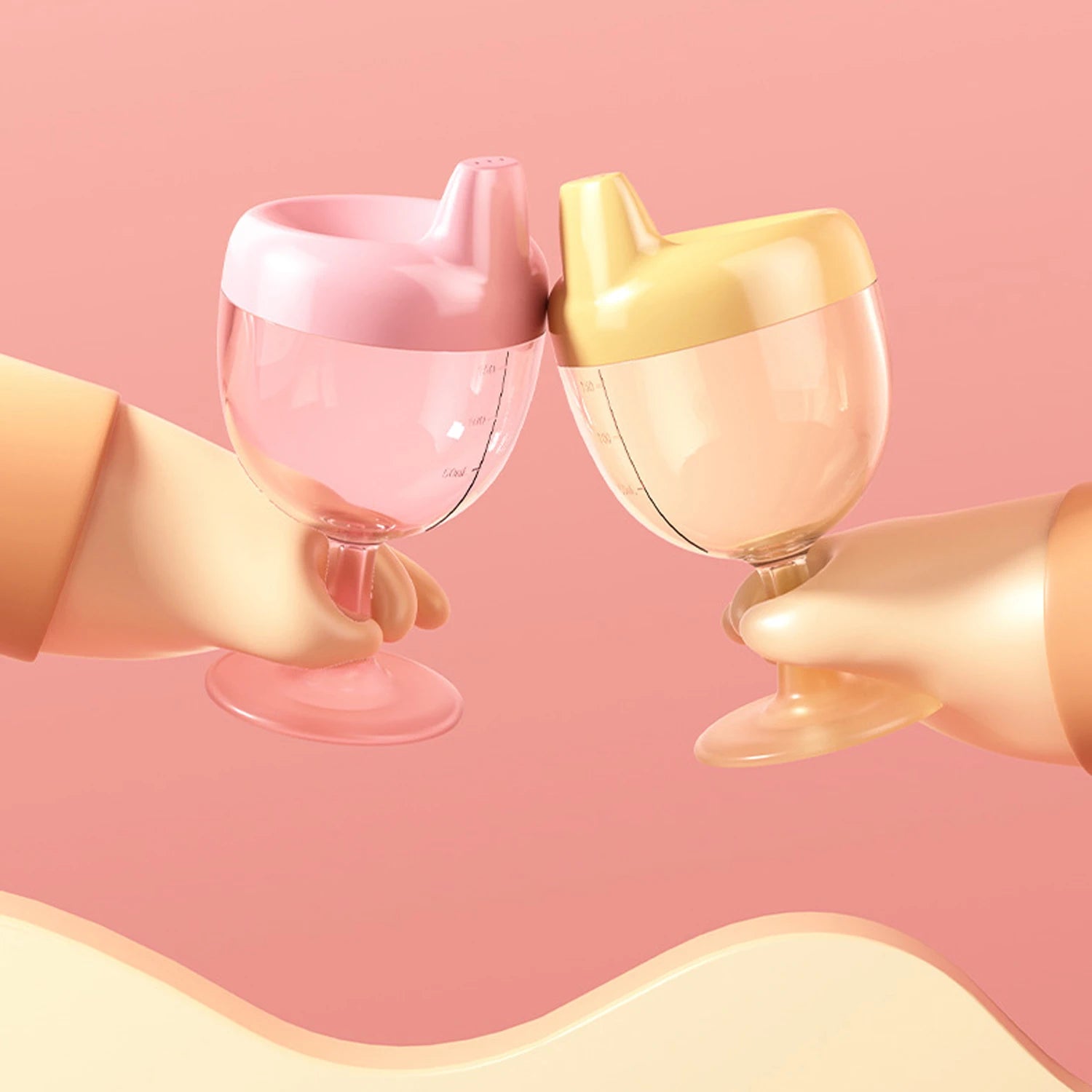 150ml baby new duckbill cup, baby drinking cup for learning to drink,suitable for drinking juice and milk, suitable for birthday