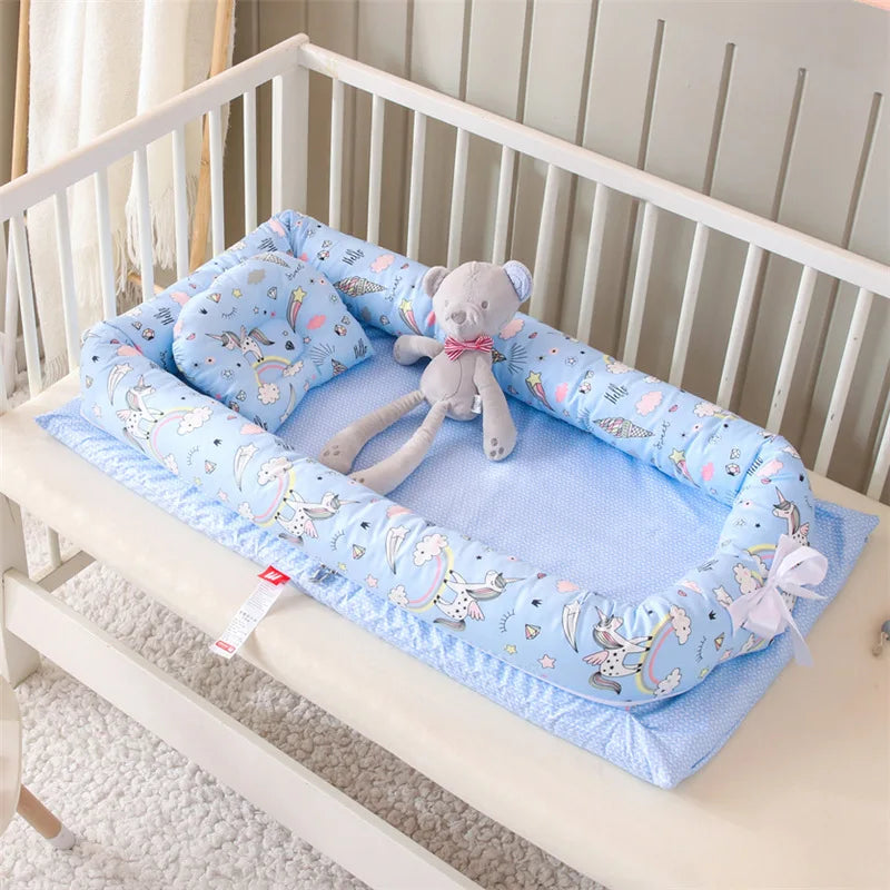 2025 New Portable and Washable Baby Bassinet - Bionic Crib for Newborns