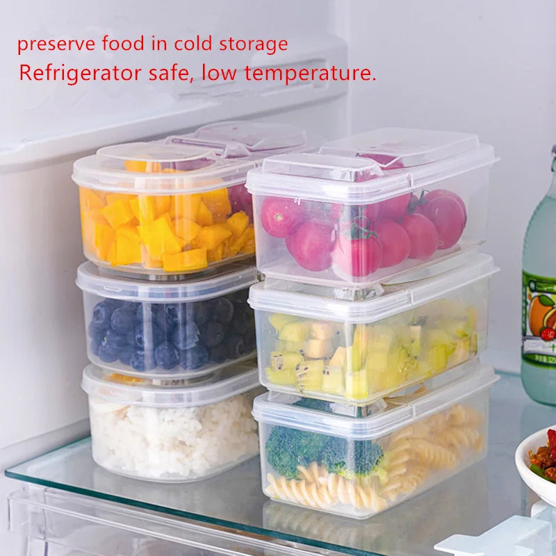 Snack Containers, Divided Bento Snack Box, 2 Compartments Reusable Meal Prep Lunch Fruit Containers Food Storage