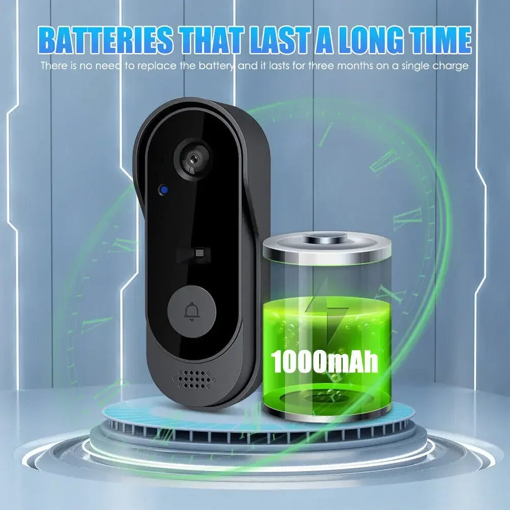 New Doorbell With Camera Wireless Bundle Doorbell Smart Home WIFI HD Outdoor Phone Camera Security Video Intercom Night Vision