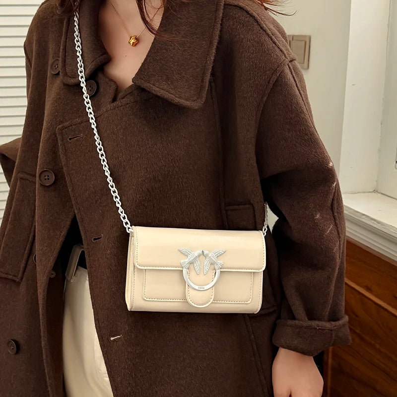 Elegant Leather Classic Designer Bag Paris Fashion Large Capacity For Women Messenger Crossbody Handbag Trendy