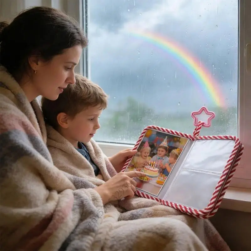 Baby's My Firsts Family Album Soft Photo Cloth Book Lovely My Firsts Book of Photos Baby Memory Album Gift for Newborns K43D