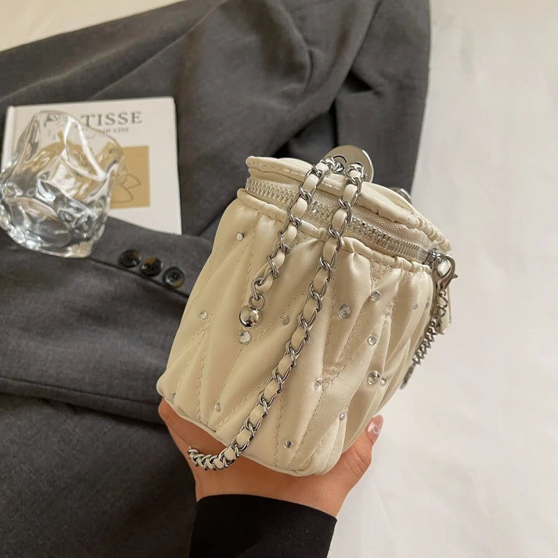 Classic Elegant Tote Bag for Ladies, Genuine Leather Durable, Famous Designer Luxury Brand Handbag