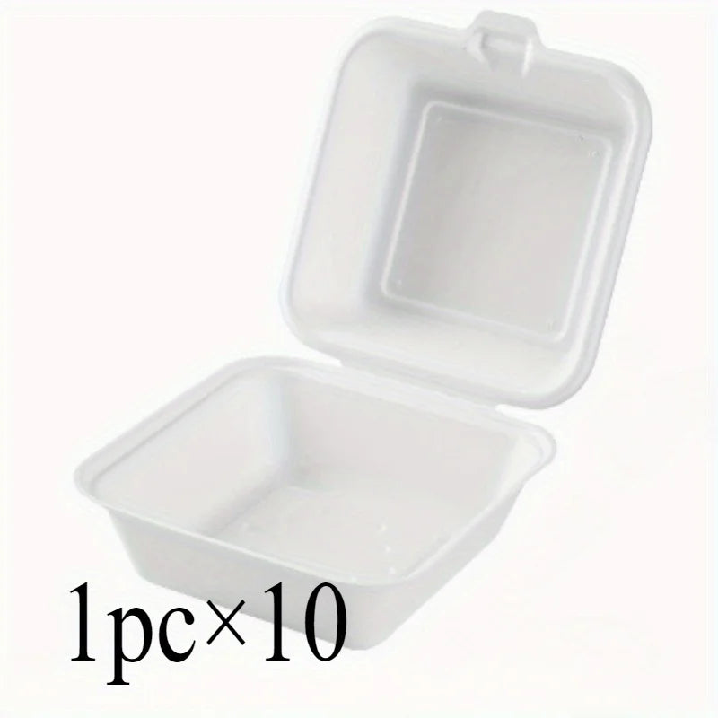 10pcs Disposable packaging box cake packaging box surprise bouquet packaging box bento packaging box hamburger packaging box