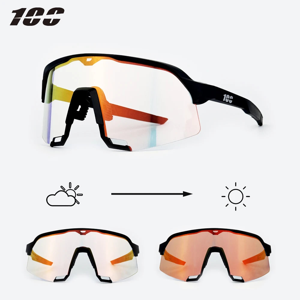 100 Bike Sunglasses Cycling Glasses for Man MTB Goggles Women Outdoor Camping Hiking Sports UV400 Riding Bicycle Eyewear