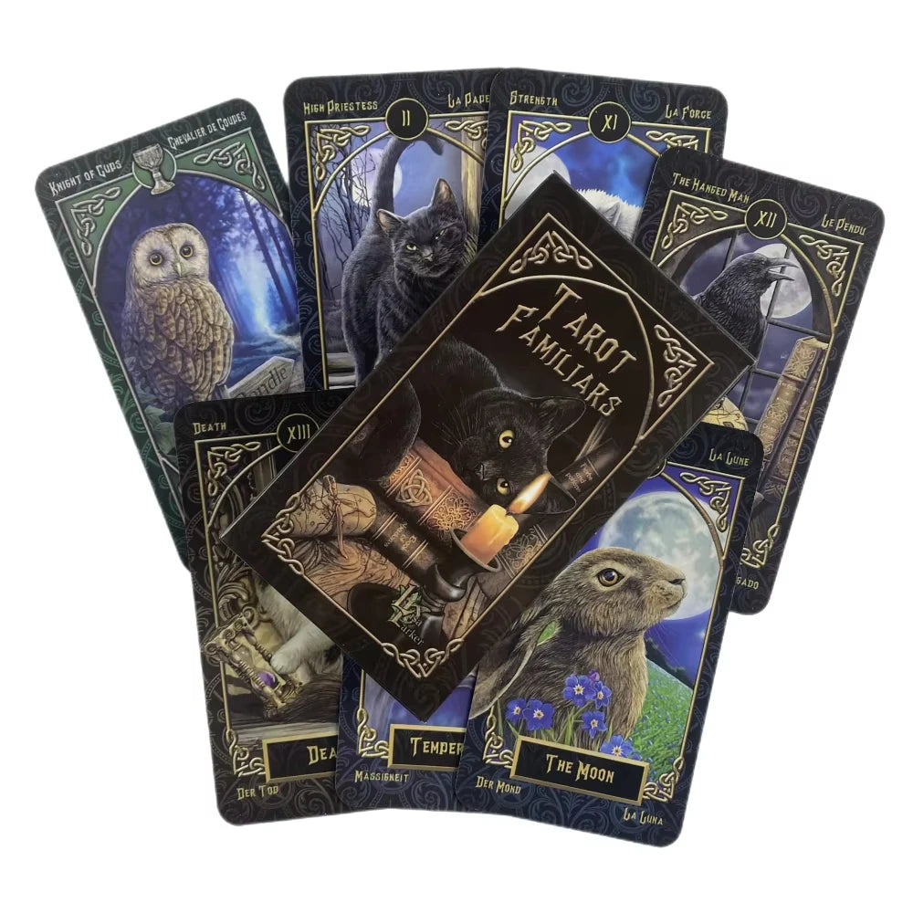 Spirit Beast Tarot Familiars Tarot Cards Deck English Spanish French German Version Mysterious Animal M