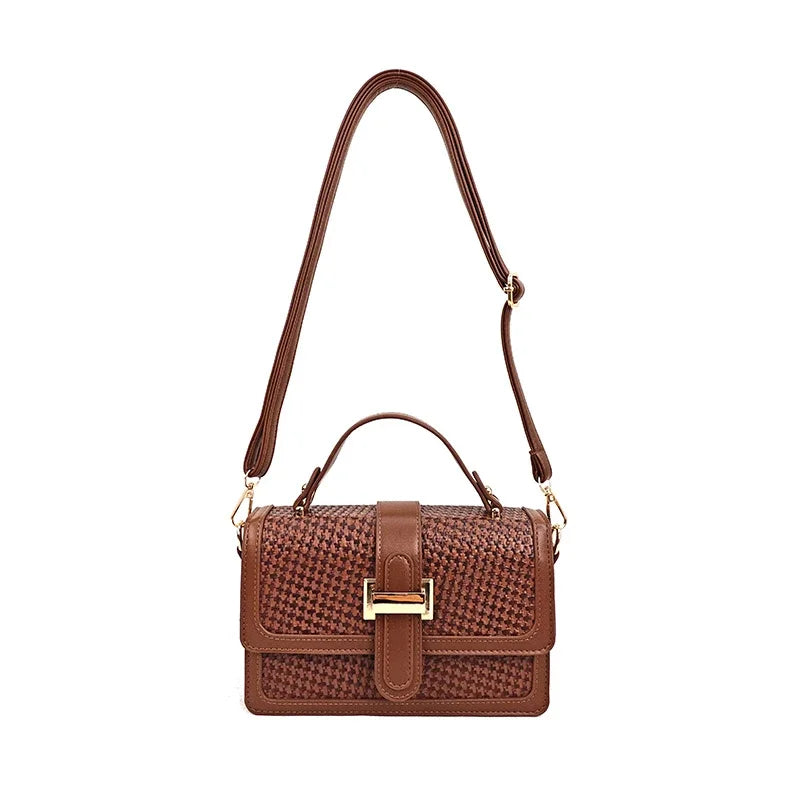 Paris Fashion Designer Elegant Handbag Classic Vintage Style Luxury Women Leisure Business Crossbody Bag Use