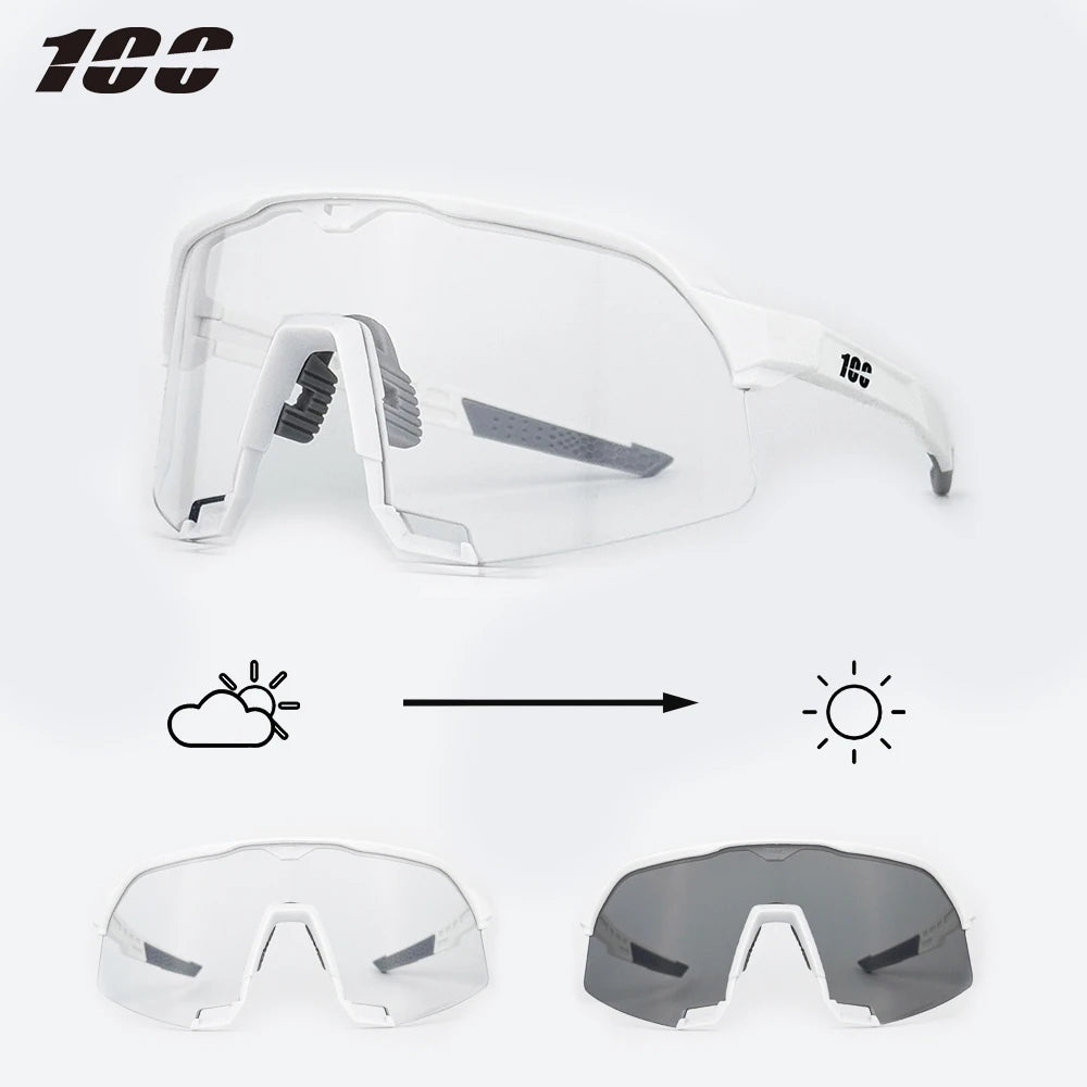 100 Bike Sunglasses Cycling Glasses for Man MTB Goggles Women Outdoor Camping Hiking Sports UV400 Riding Bicycle Eyewear