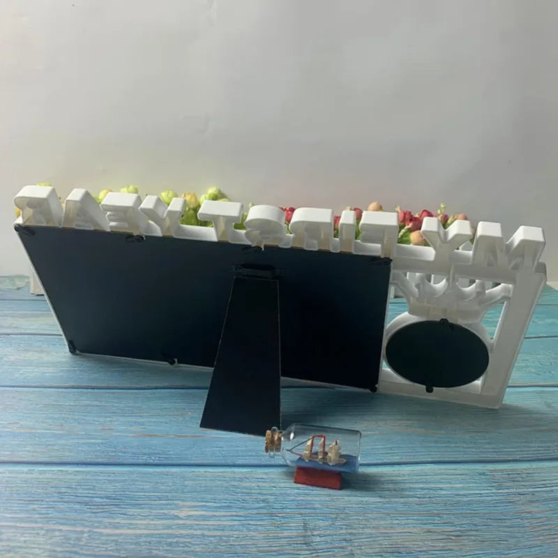 Baby Keepsake Frame 0-12 Months Pictures My First Year Photo Frame Newborn Memory Gifts Souvenirs Photo Frame For Babies