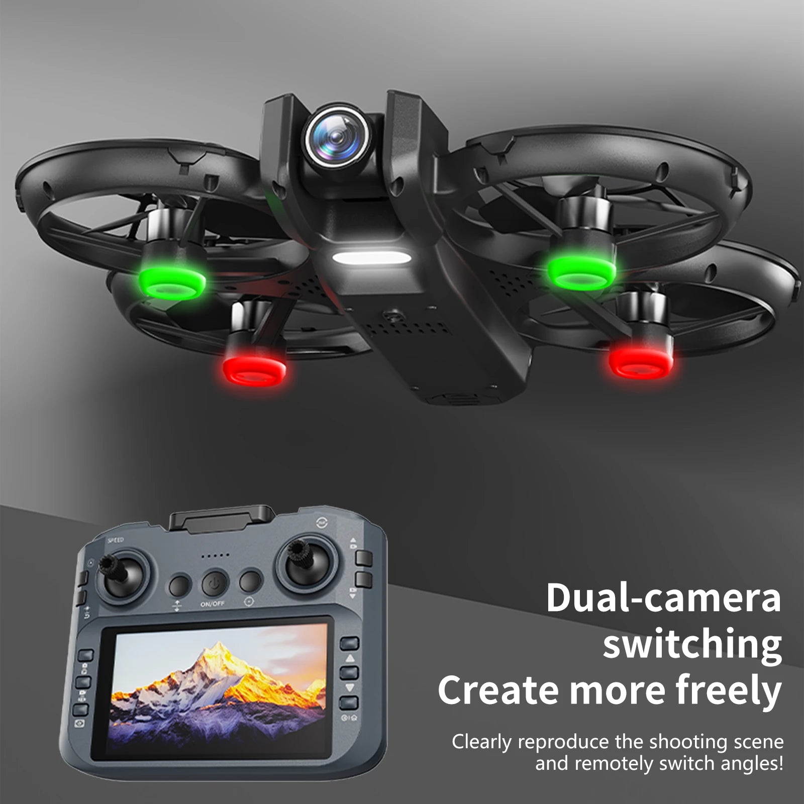 drones with camera profissional con cámara profesionales de 10km optical flow hover dual camera switch 360 °professional드론 дрон