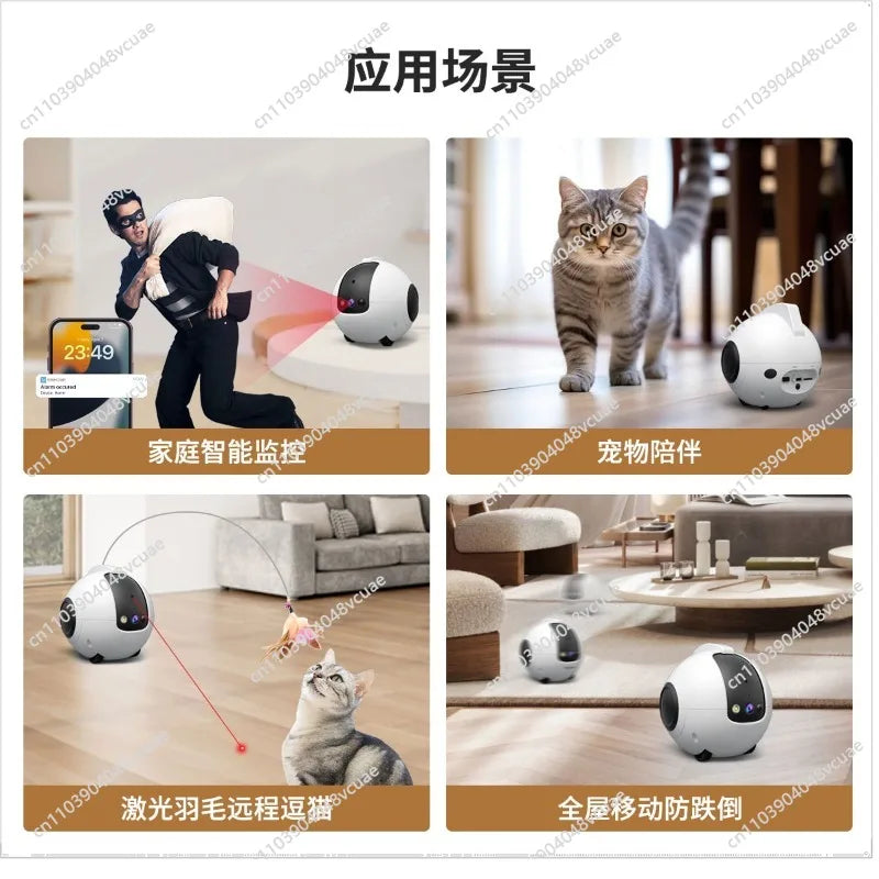 For Intelligent Machine People Tease Cat Electric Toys, Pet WiFi Wireless Cat Toys