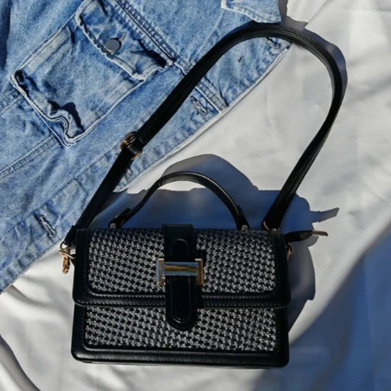 Paris Fashion Designer Elegant Handbag Classic Vintage Style Luxury Women Leisure Business Crossbody Bag Use