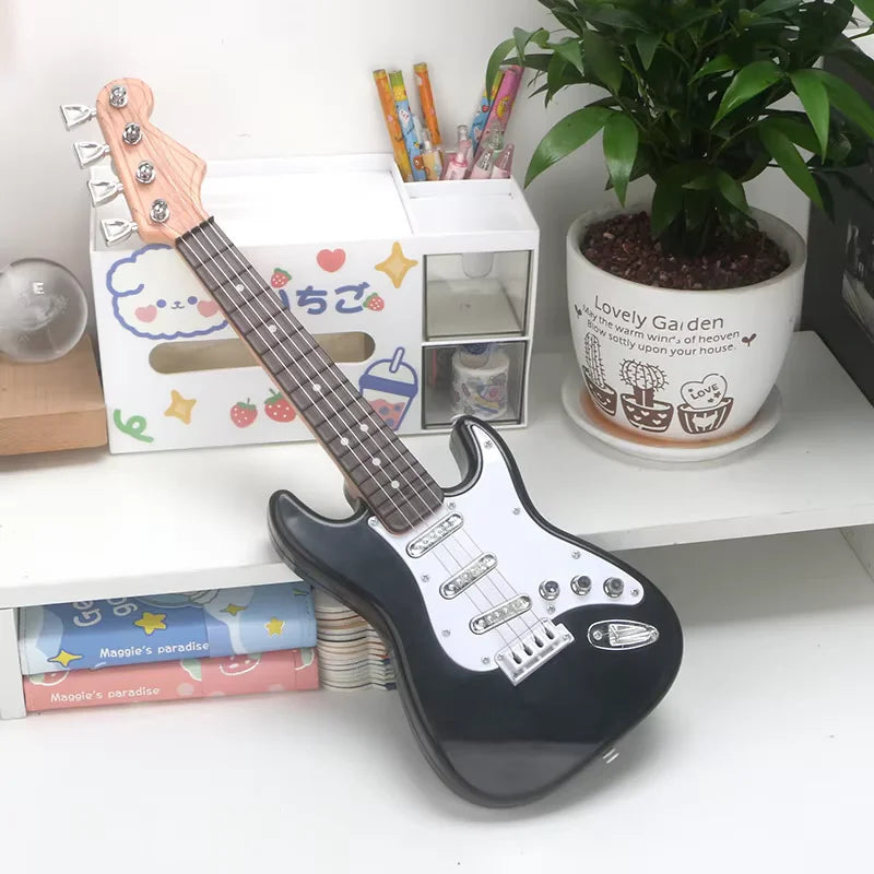 Kids Electric Guitar Toy - 4-String Multifunctional Electronic Musical Instrument, Portable Children's Guitar