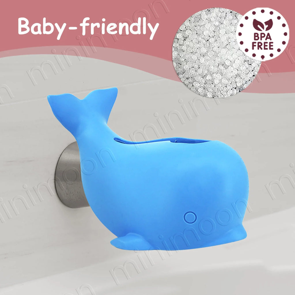 Baby Bath Faucet Cover, BPA-Free Silicone with Adjustable Strap for Safe, Bump-Proof Bath Time