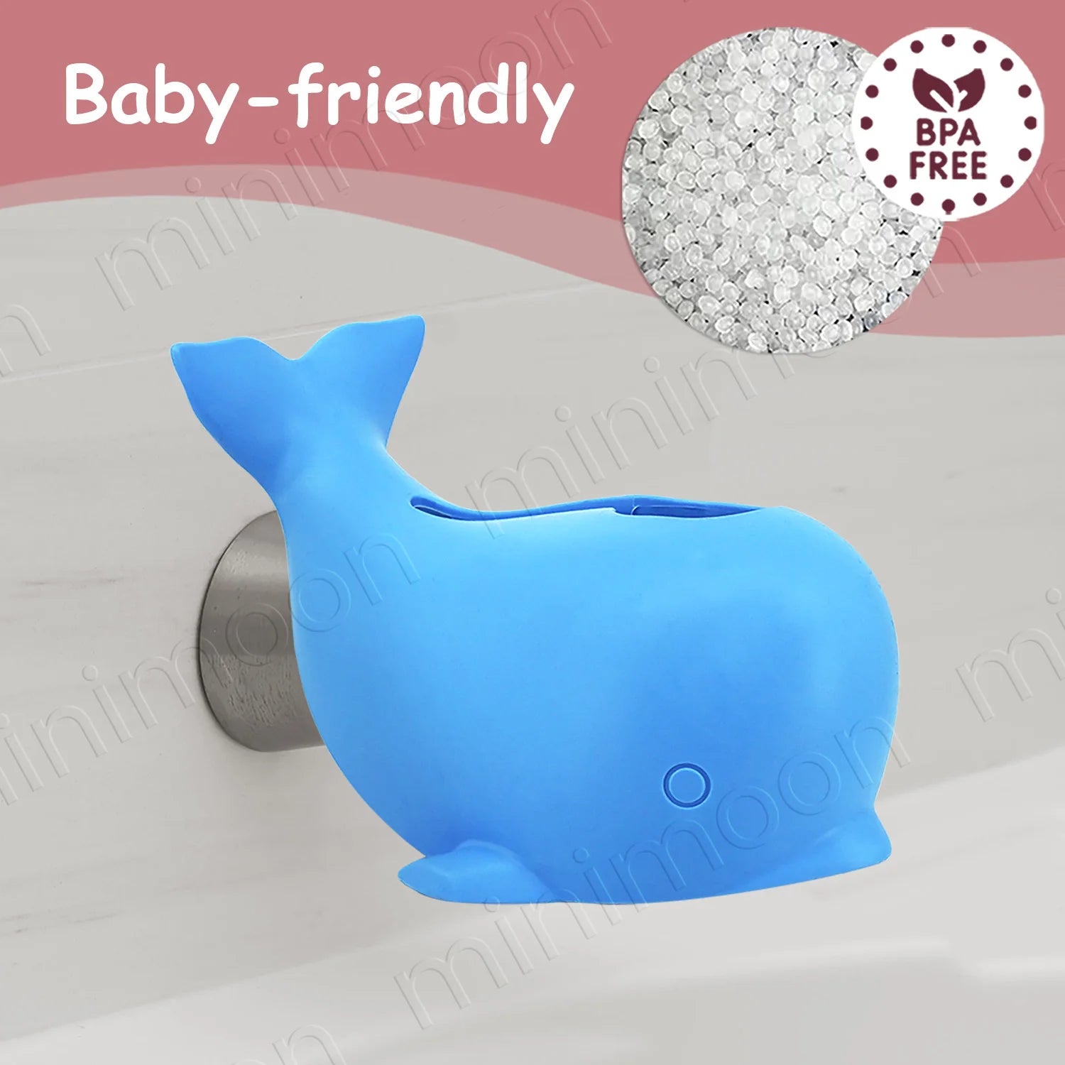 Baby Bath Faucet Cover, BPA-Free Silicone with Adjustable Strap for Safe, Bump-Proof Bath Time