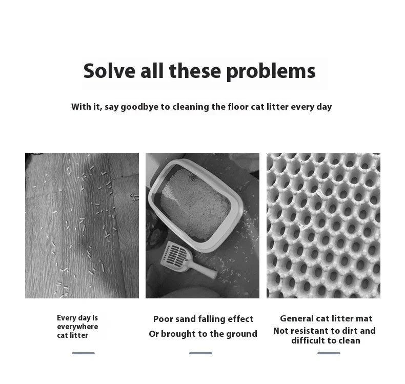 Cat Litter Pedal Box Mat Cat Pet Mat  Pedal High SidePedal Suitable for Large