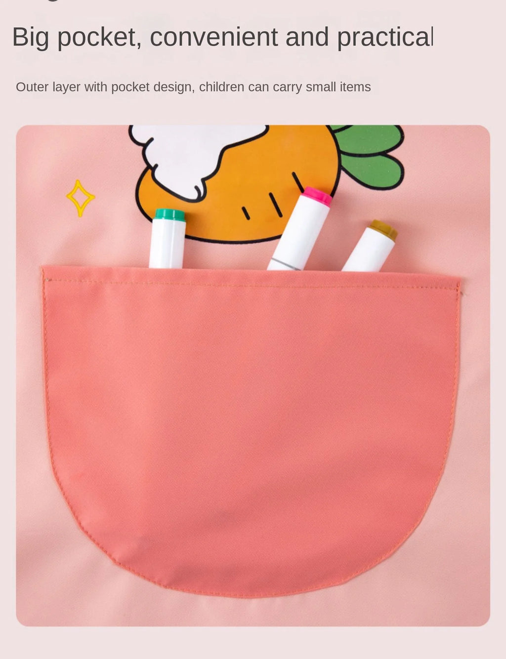 Baby Bib Painting Bib Waterproof Girl Painting Protective Clothing Boy Kitchen Kindergarten Eating Baby Gown