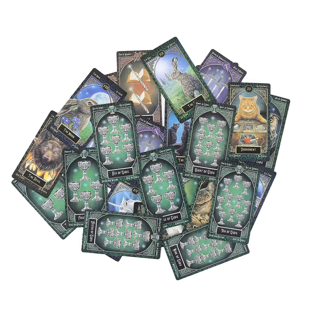Spirit Beast Tarot Familiars Tarot Cards Deck English Spanish French German Version Mysterious Animal M