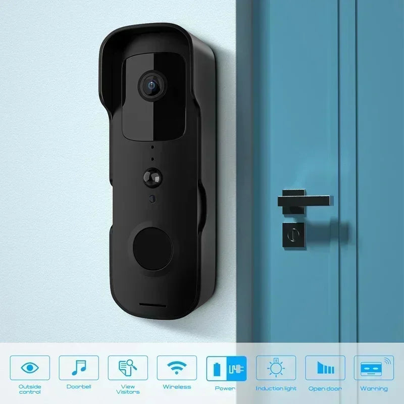 2026 Smart Video Doorbell Waterproof Night Vision Door Viewer 1080P FHD Camera Digital Visual Intercom WIFI 2.4G Tuya Door Bell