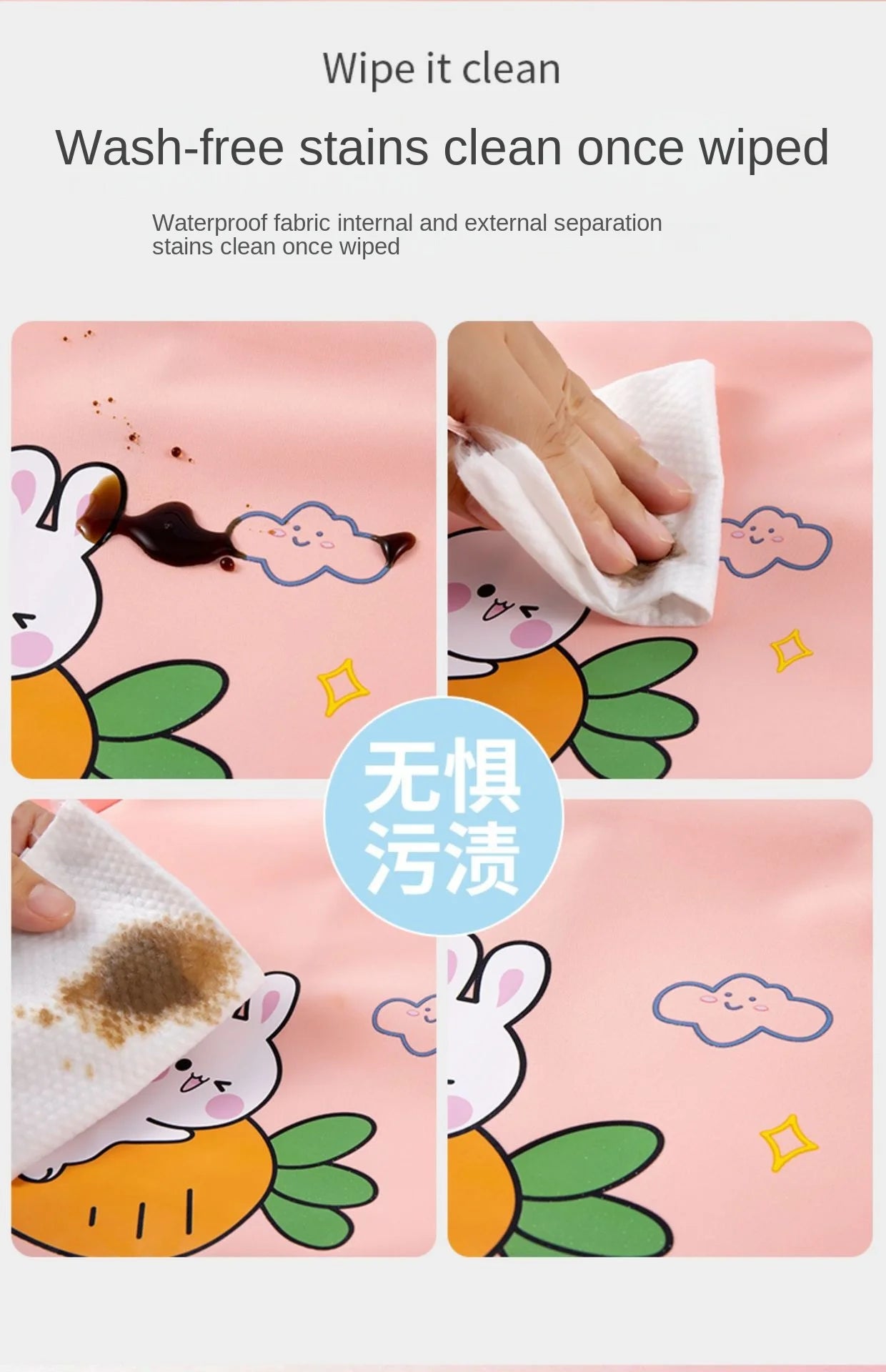 Baby Bib Painting Bib Waterproof Girl Painting Protective Clothing Boy Kitchen Kindergarten Eating Baby Gown