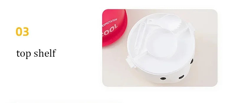 1000ml Cartoon Kids Bento Box For School Camping Students Cute Bear Lunch Box For Children Sandwich Fruit Food Storage Container